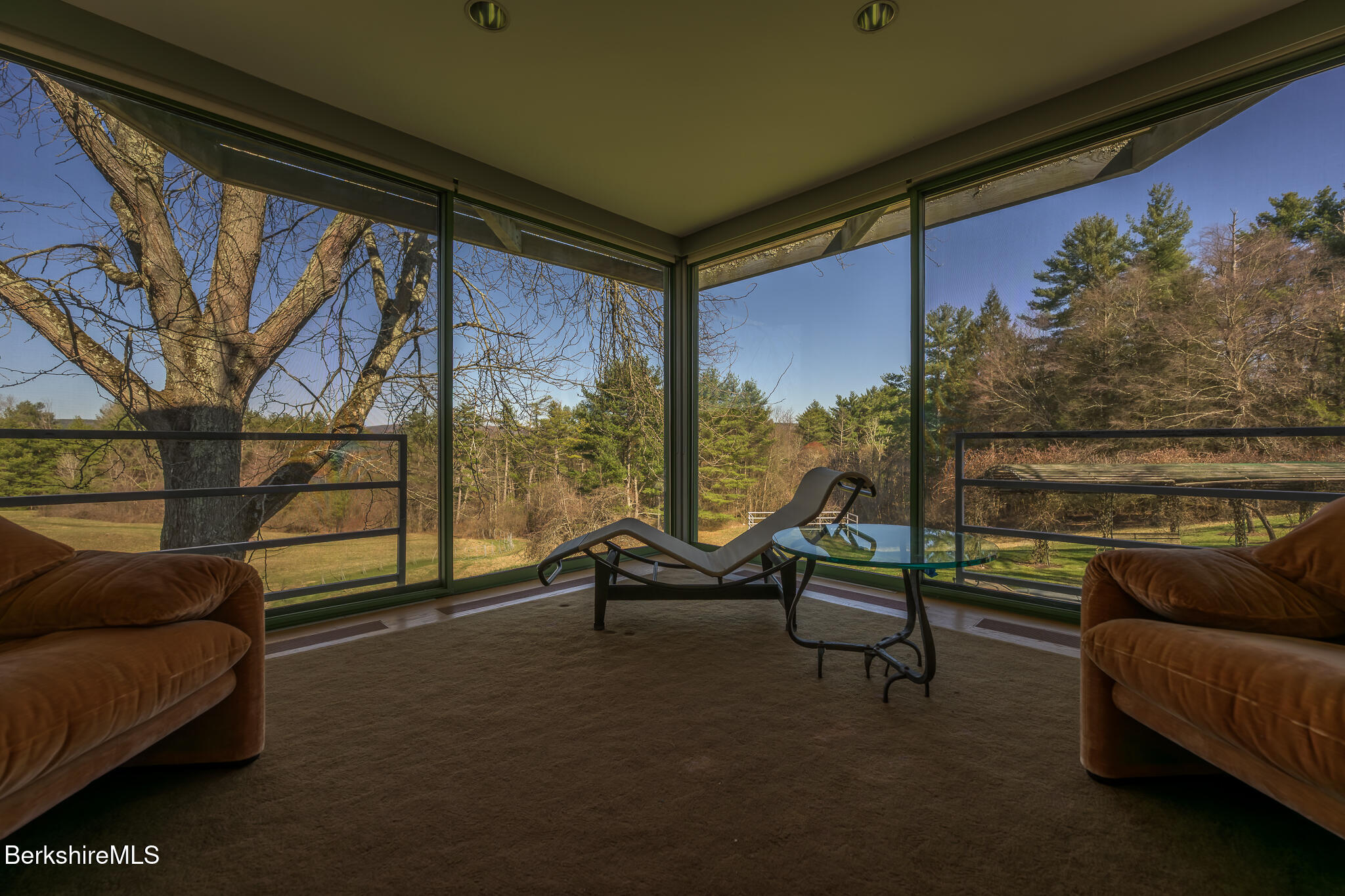 415 Brewer Branch Road New Marlborough, MA 01259 - Photo 14 of 65 a living room with furniture and a large window