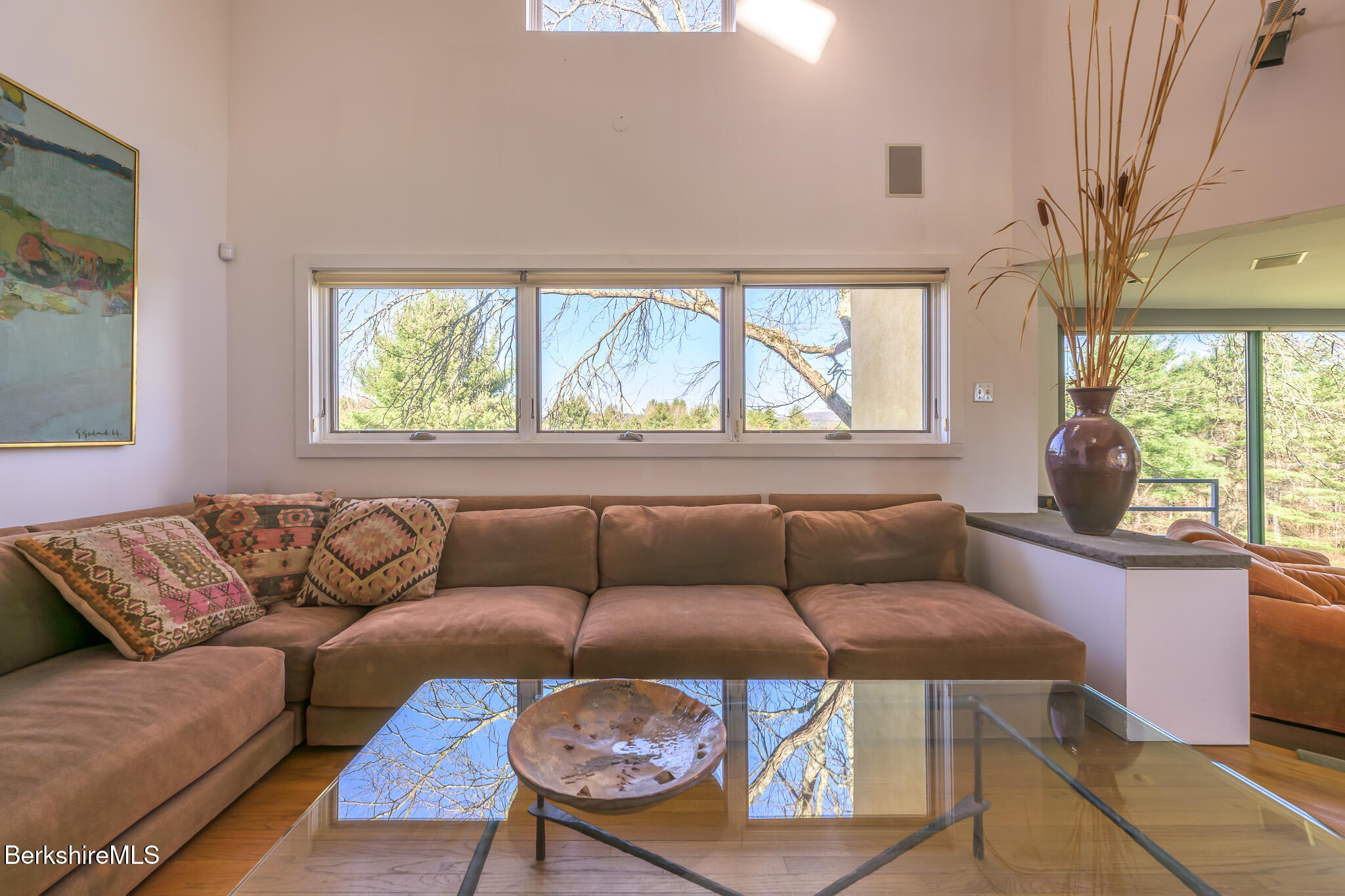 415 Brewer Branch Road New Marlborough, MA 01259 - Photo 16 of 65 a living room with furniture and a large window
