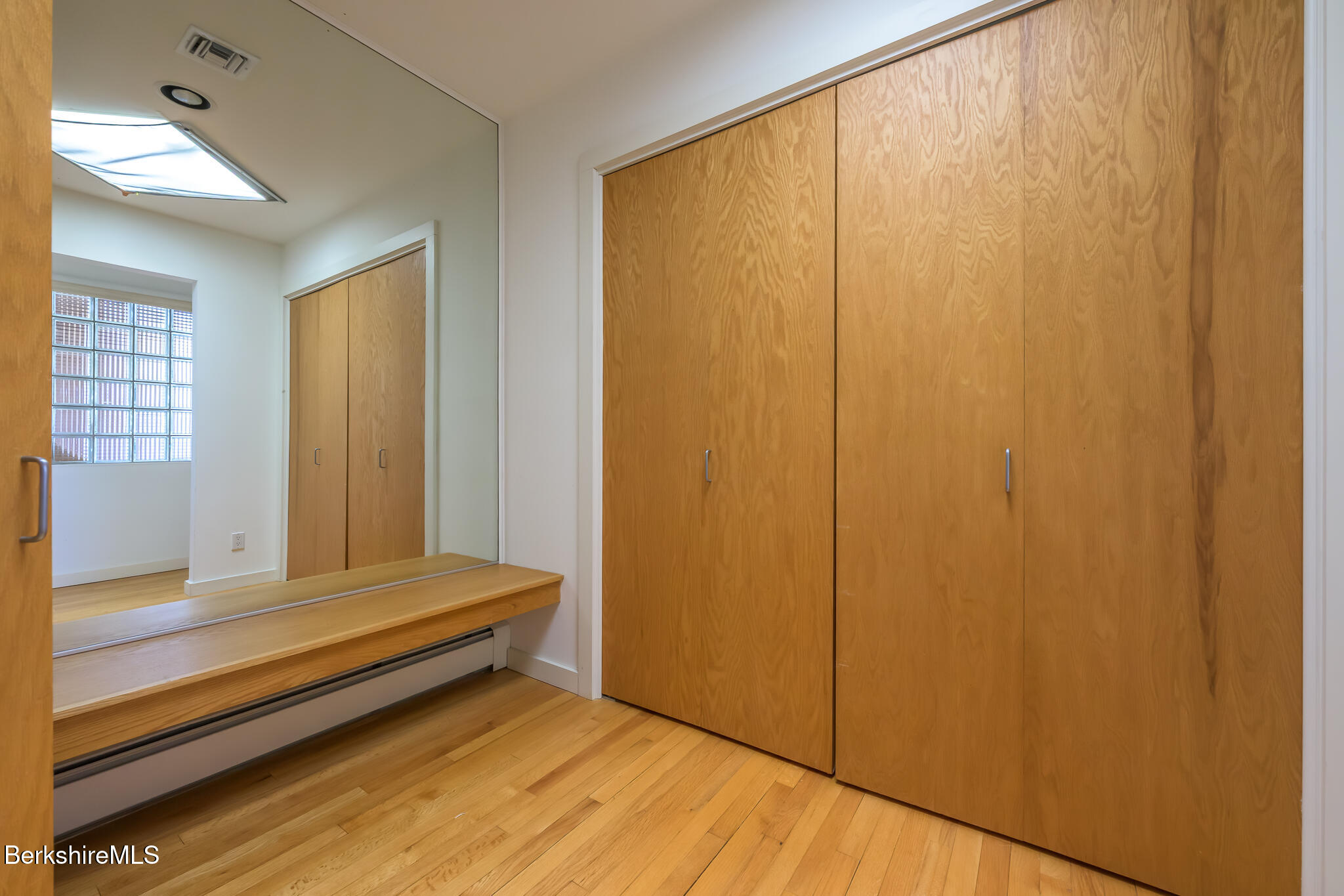 415 Brewer Branch Road New Marlborough, MA 01259 - Photo 33 of 65 a view of room with wooden floor and fan