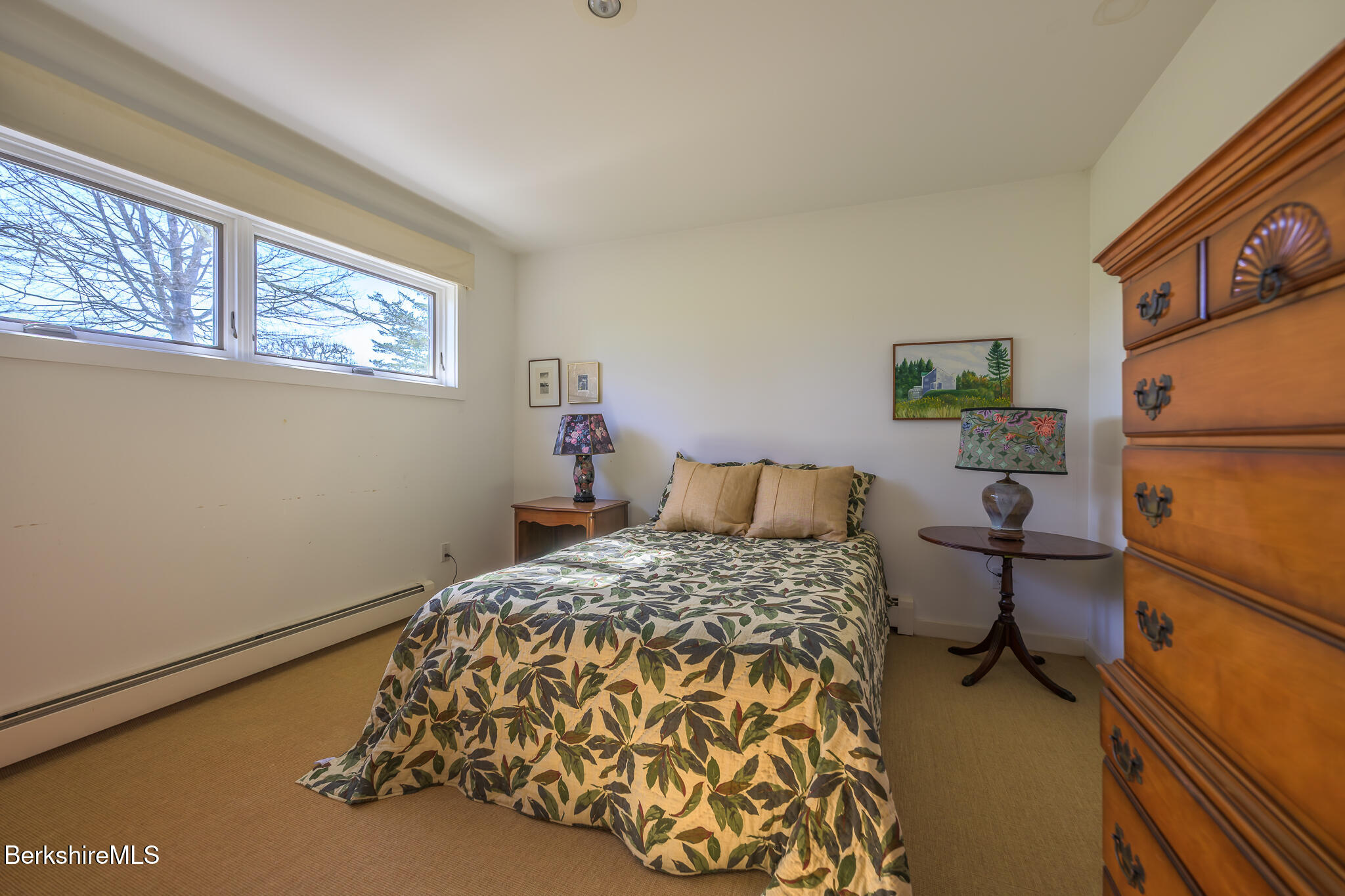 415 Brewer Branch Road New Marlborough, MA 01259 - Photo 39 of 65 a bedroom with a bed and a window