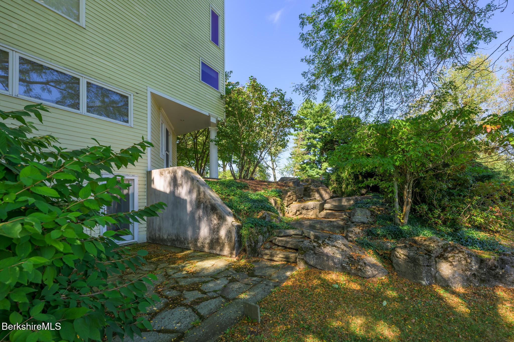 415 Brewer Branch Road New Marlborough, MA 01259 - Photo 62 of 65 a backyard of a house with lots of green space