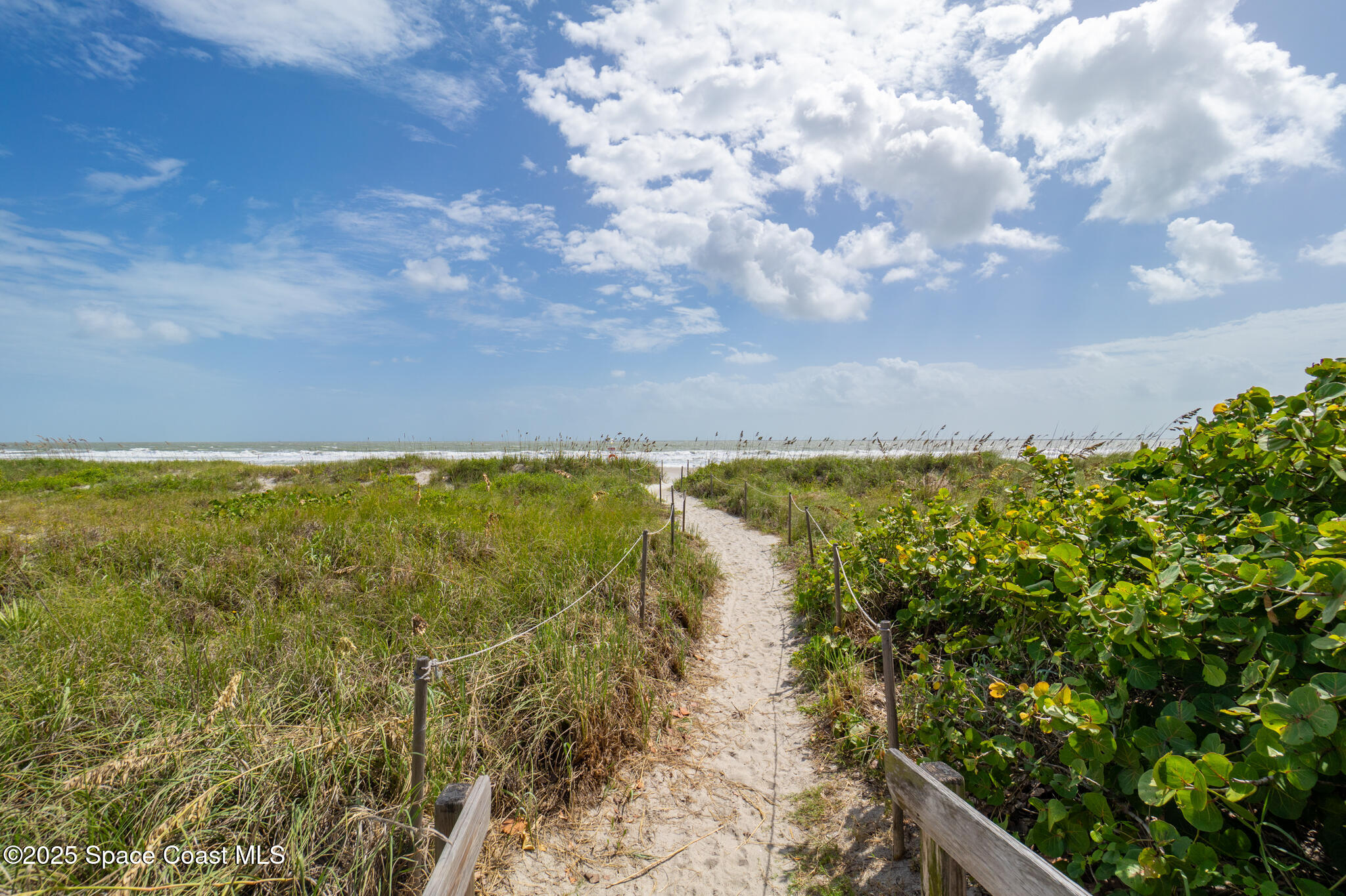 8156 Ridgewood Avenue Cape Canaveral, FL 32920 - Photo 19 of 53 a view of yard with ocean view