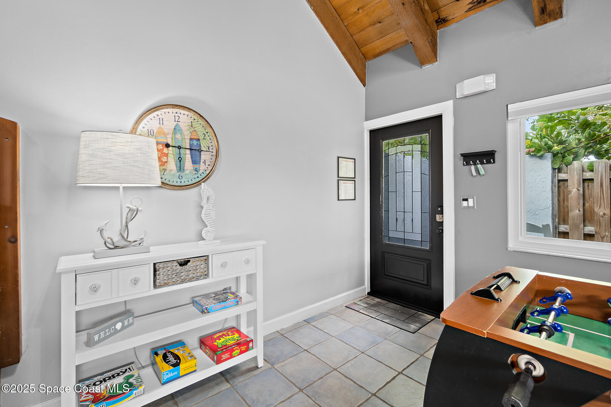 8156 Ridgewood Avenue Cape Canaveral, FL 32920 - Photo 30 of 53 a room with furniture and garden view