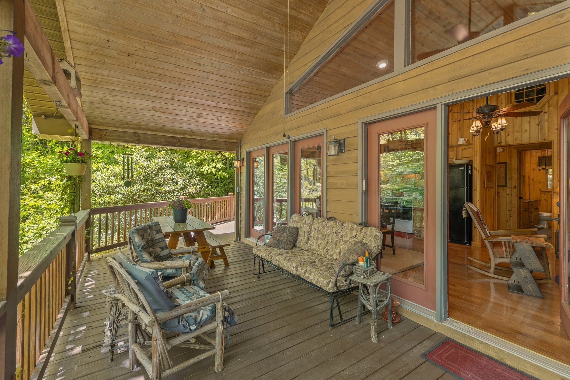 361 Wyanoak Road Highlands, NC 28741 - Photo 15 of 34 Large covered back porch