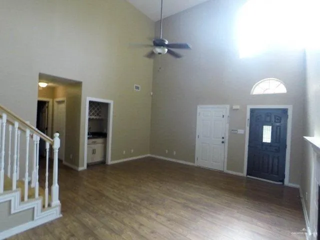wooden floor in an empty room