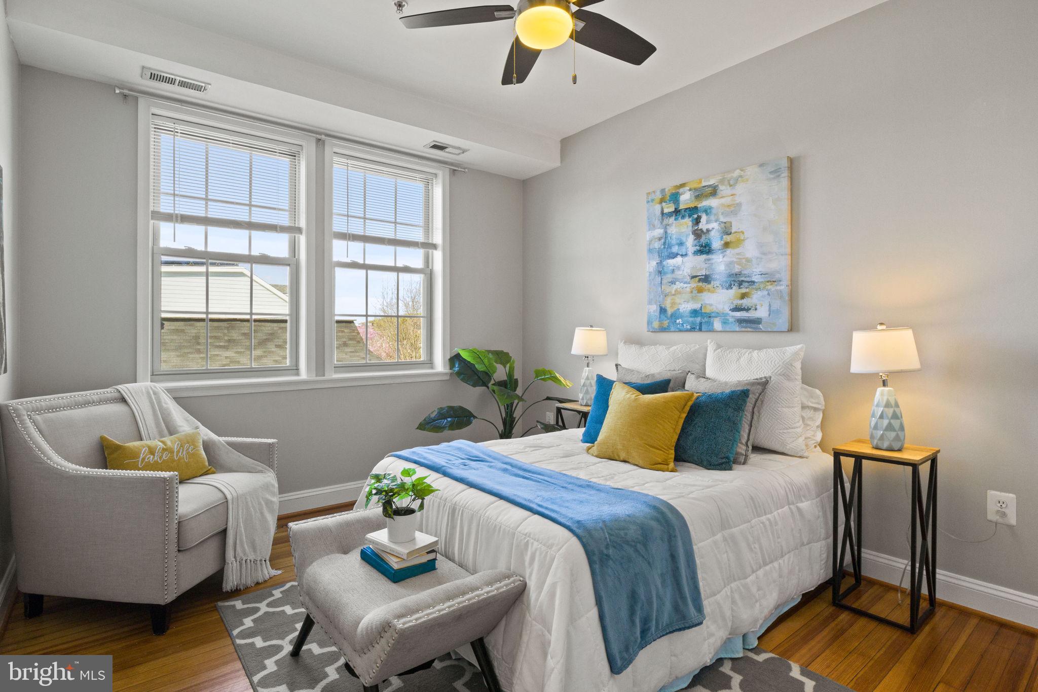 410 15th Street Northeast, Unit 22 Washington, DC 20002 - Photo 10 of 27 a bedroom with a bed furniture and a window