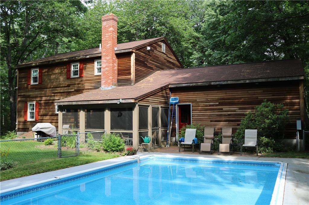 628 Williams Road Lyman, ME 04002 - Photo 10 of 35 Rear view showing in-ground pool to...