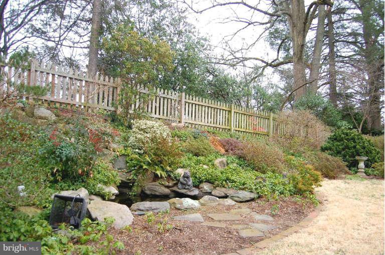 5914 Overlea Road Bethesda, MD 20816 - Photo 24 of 25 Lush but low maintenance; fountain & pond