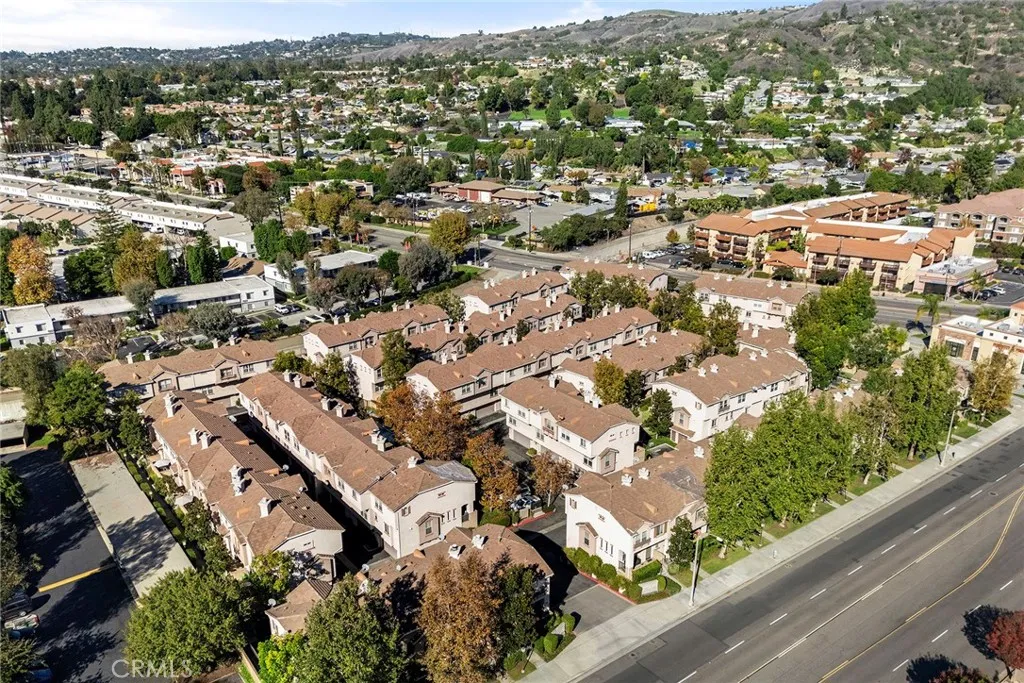 748 Ashby Lane, Unit 55 Brea, CA 92821 - Photo 41 of 41 an aerial view of residential houses with outdoor space