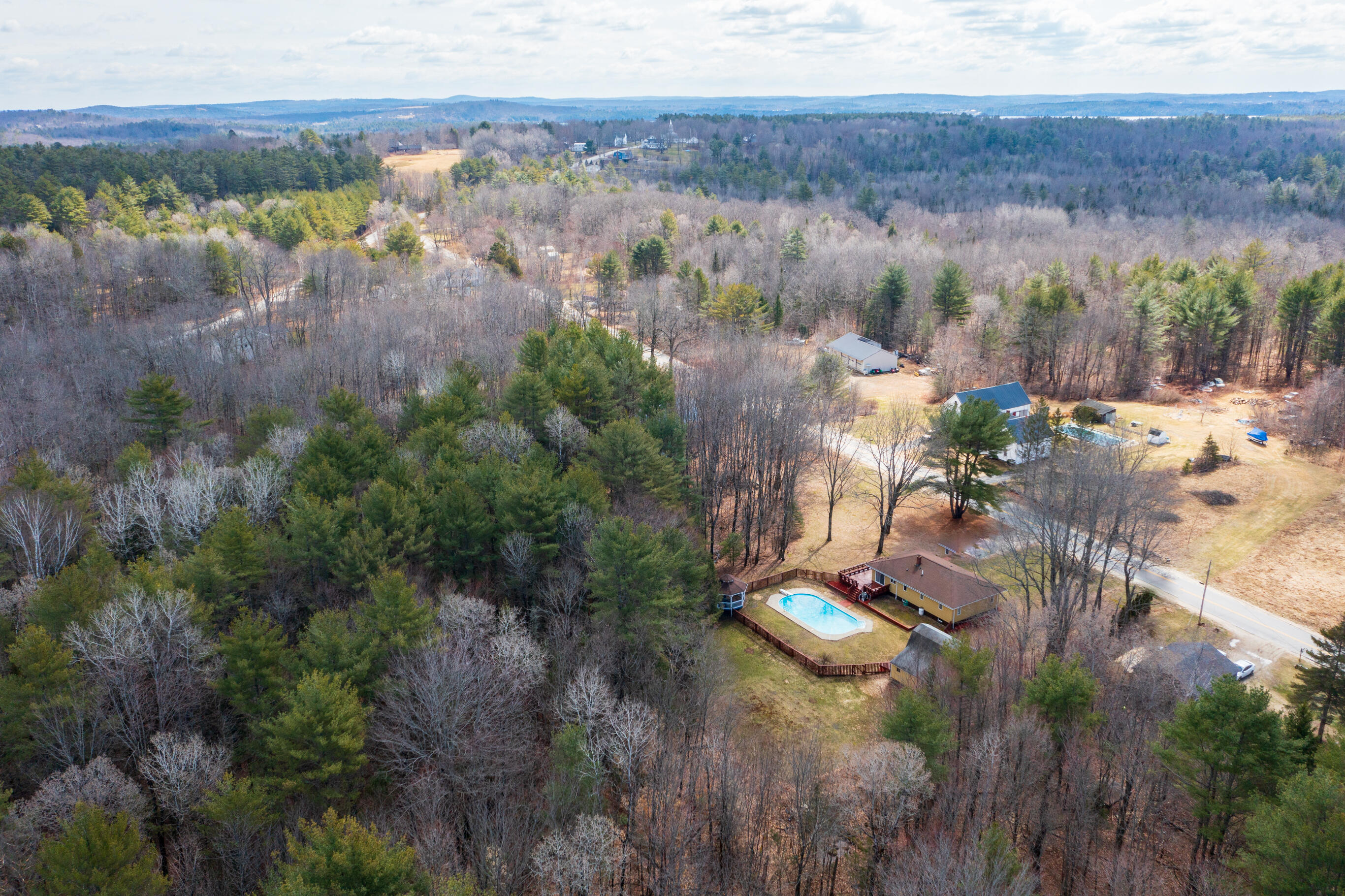 428 Marston Hill Road Minot, ME 04258 - Photo 14 of 54 Arial View