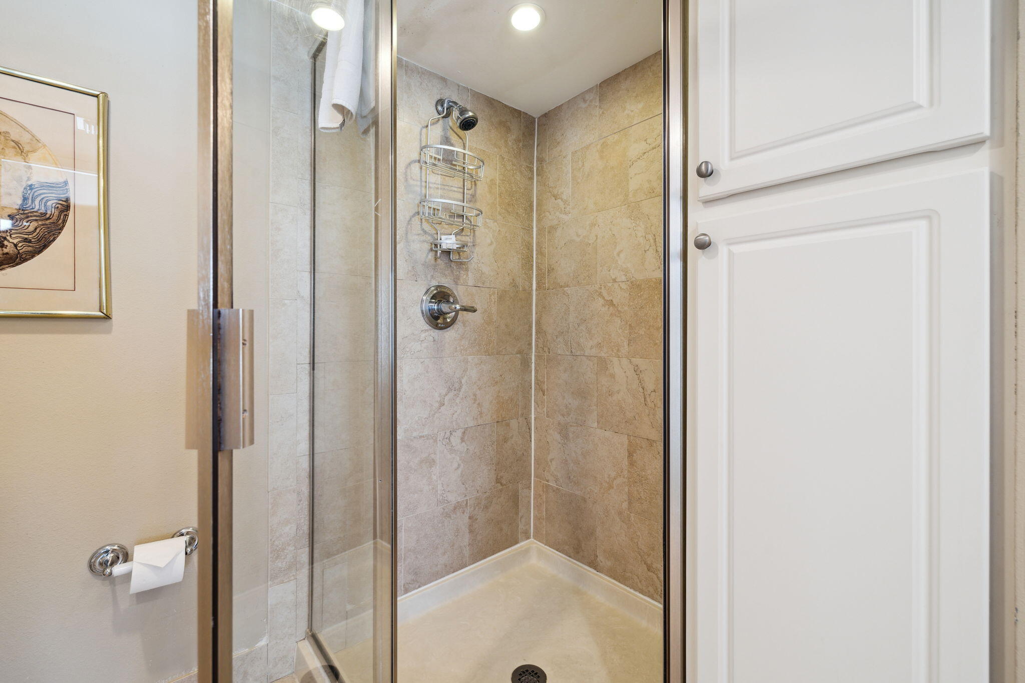 4072 Beachside 1, Unit 4072 Miramar Beach, FL 32550 - Photo 21 of 75 a bathroom with a glass shower door