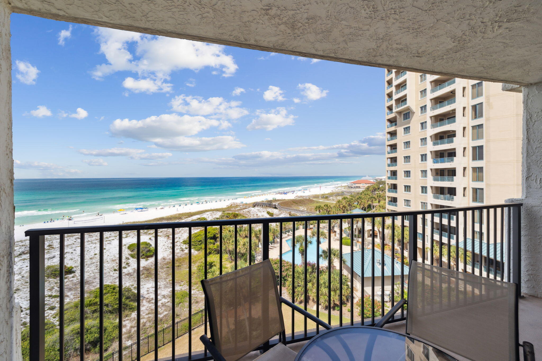 4072 Beachside 1, Unit 4072 Miramar Beach, FL 32550 - Photo 3 of 75 a view of balcony with wooden floor
