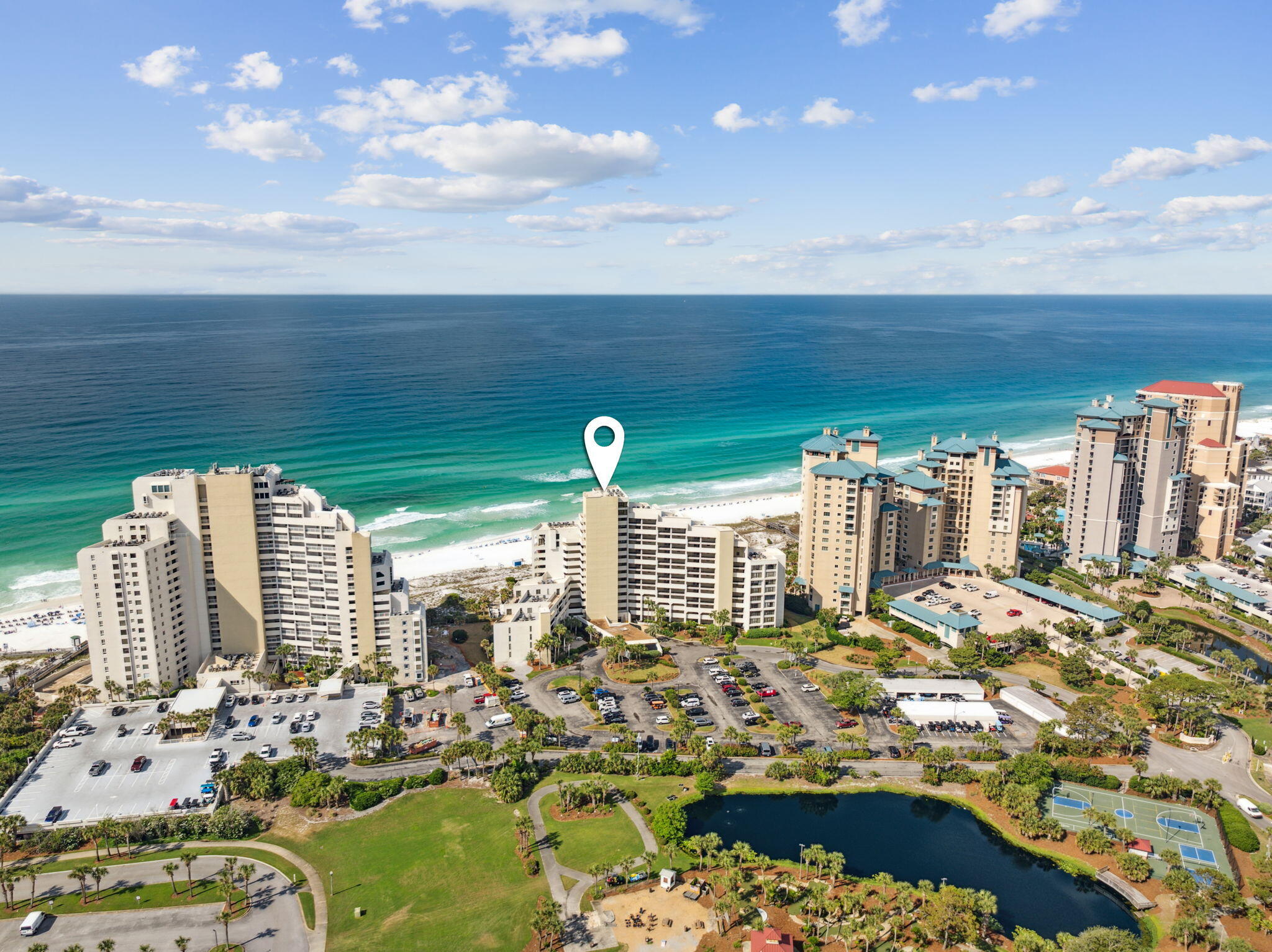 4072 Beachside 1, Unit 4072 Miramar Beach, FL 32550 - Photo 38 of 75 a view of building with outdoor space and ocean view