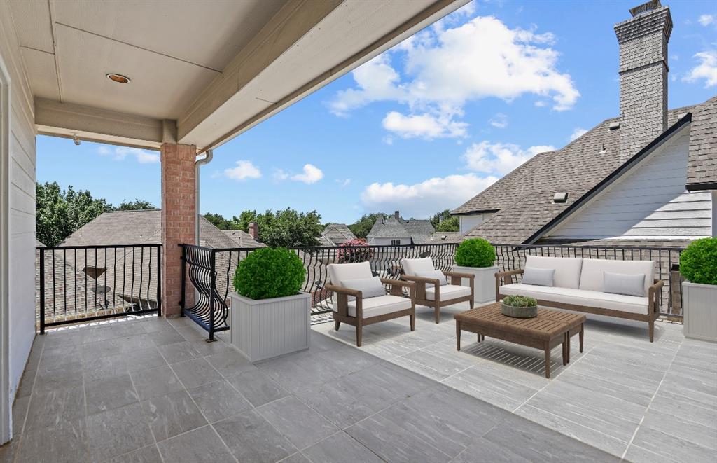 11911 Edgestone Road Dallas, TX 75230 - Photo 33 of 40 Patio / terrace with an outdoor living space