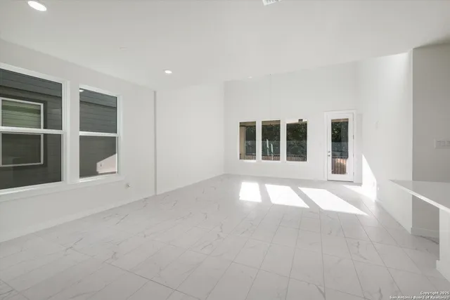 a view of an entryway with stairs