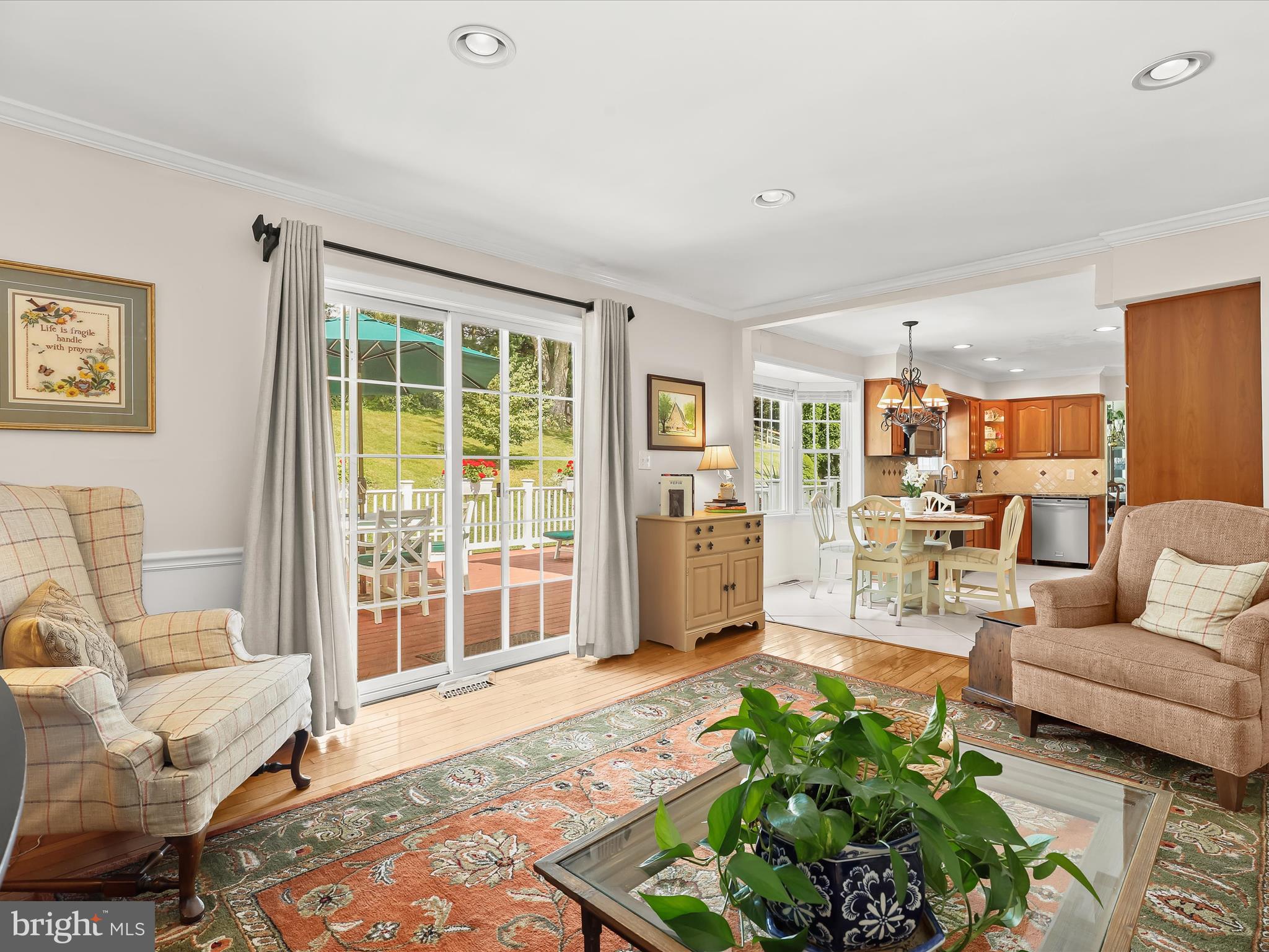 2123 Round Hill Road Fallston, MD 21047 - Photo 21 of 46 a living room with furniture and a floor to ceiling window
