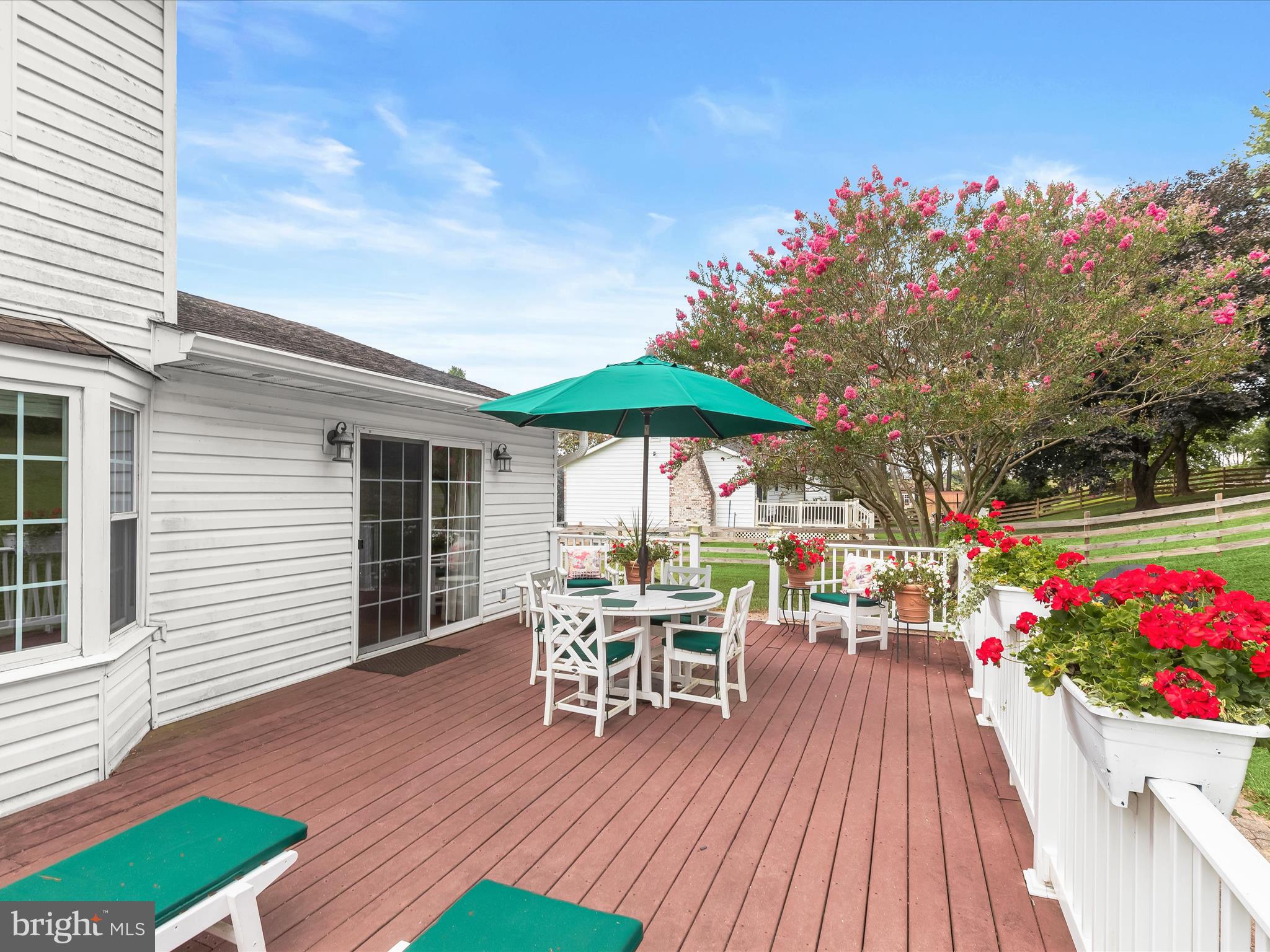 2123 Round Hill Road Fallston, MD 21047 - Photo 37 of 46 a table and chairs in patio of the house