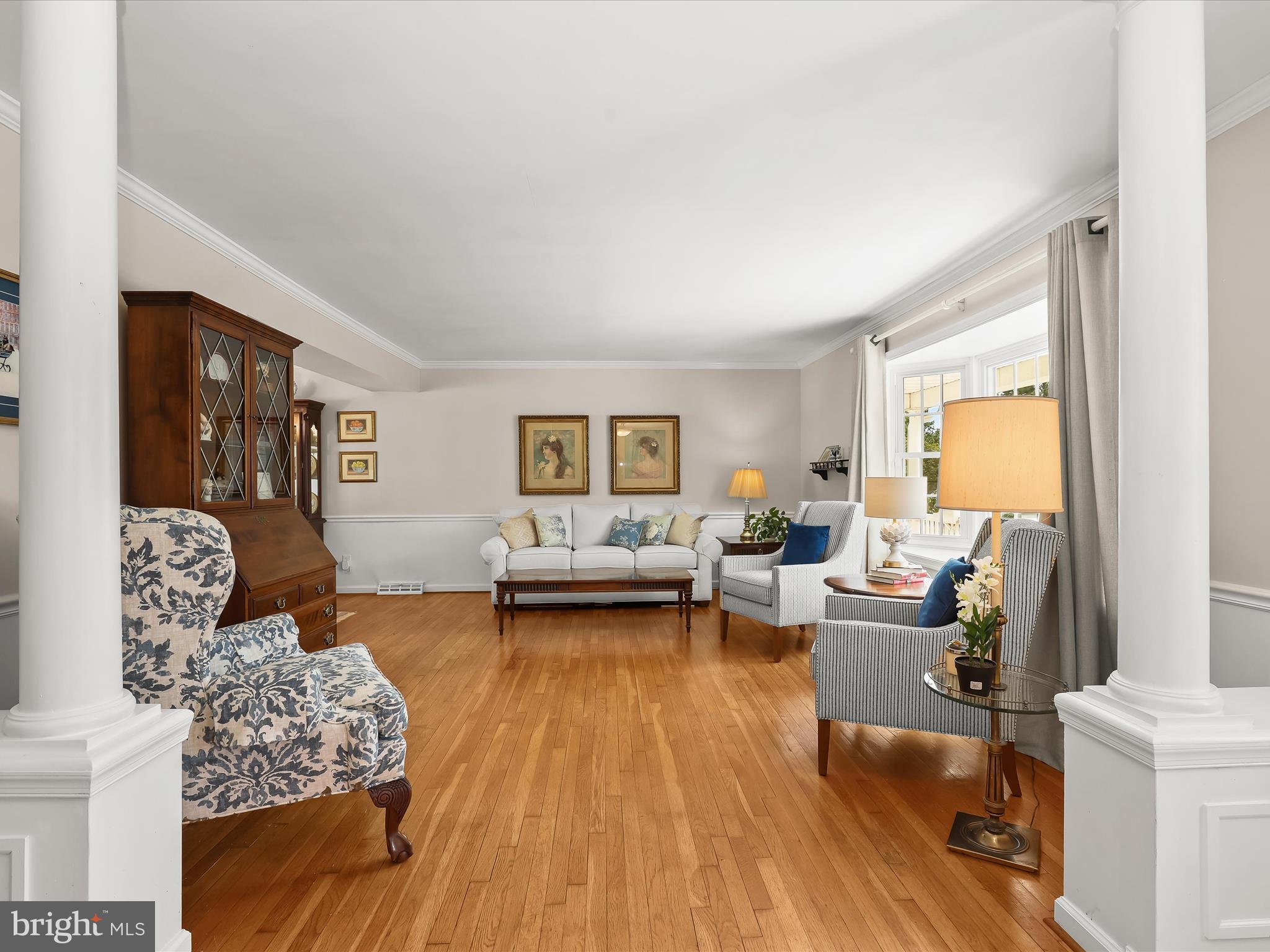 2123 Round Hill Road Fallston, MD 21047 - Photo 6 of 46 a living room with furniture and a wooden floor