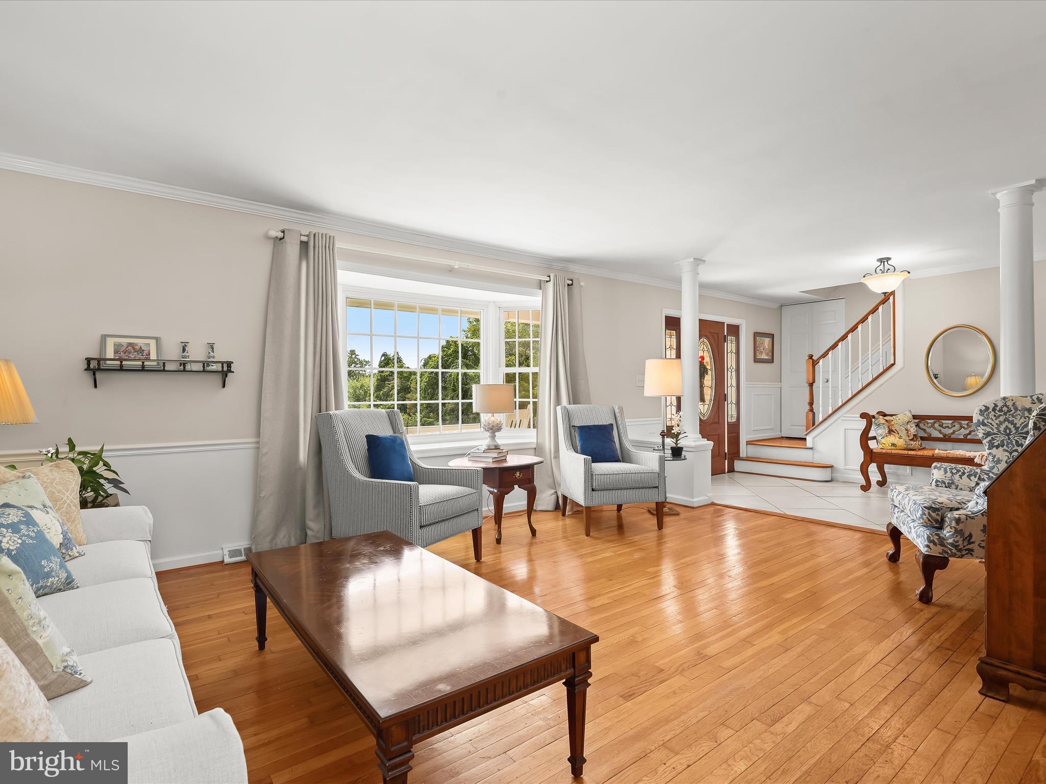2123 Round Hill Road Fallston, MD 21047 - Photo 7 of 46 a living room with furniture and a wooden floor