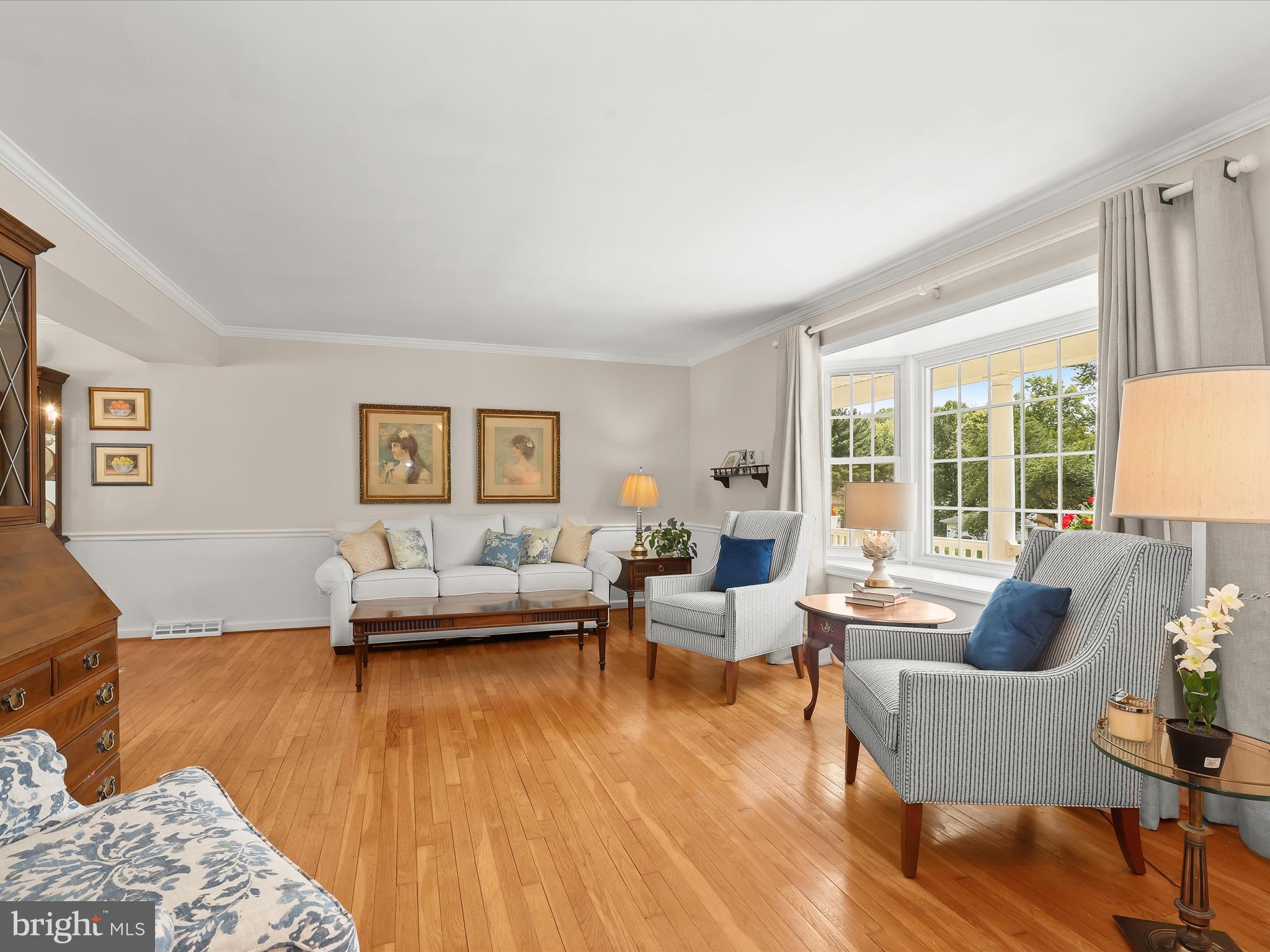 2123 Round Hill Road Fallston, MD 21047 - Photo 9 of 46 a living room with furniture and a wooden floor