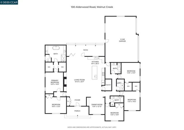 $2,500,000 | 100 Alderwood Road, Walnut Creek, CA 94598