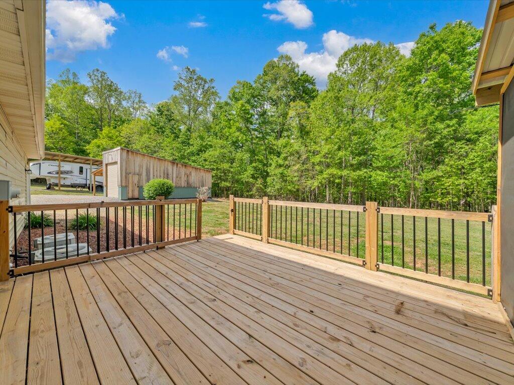 520 Scenic Drive Stuart, VA 24171 - Photo 62 of 83 a view of deck with wooden floor and fence