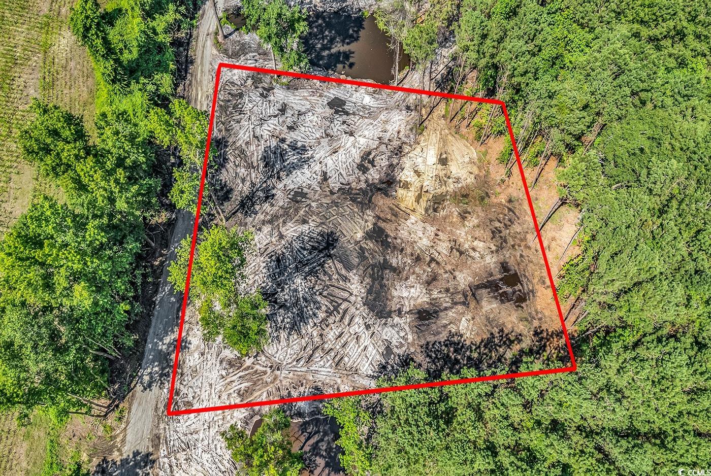 Tbb3 Coats Road Loris, SC 29569 - Photo 4 of 10 Aerial view of property's location featuring property parcel outlined