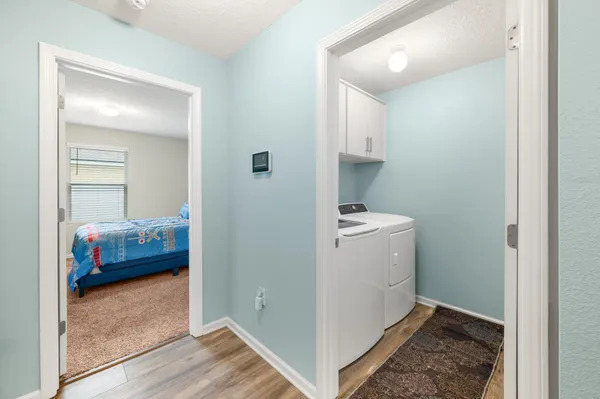 a view of utility room with washer and dryer