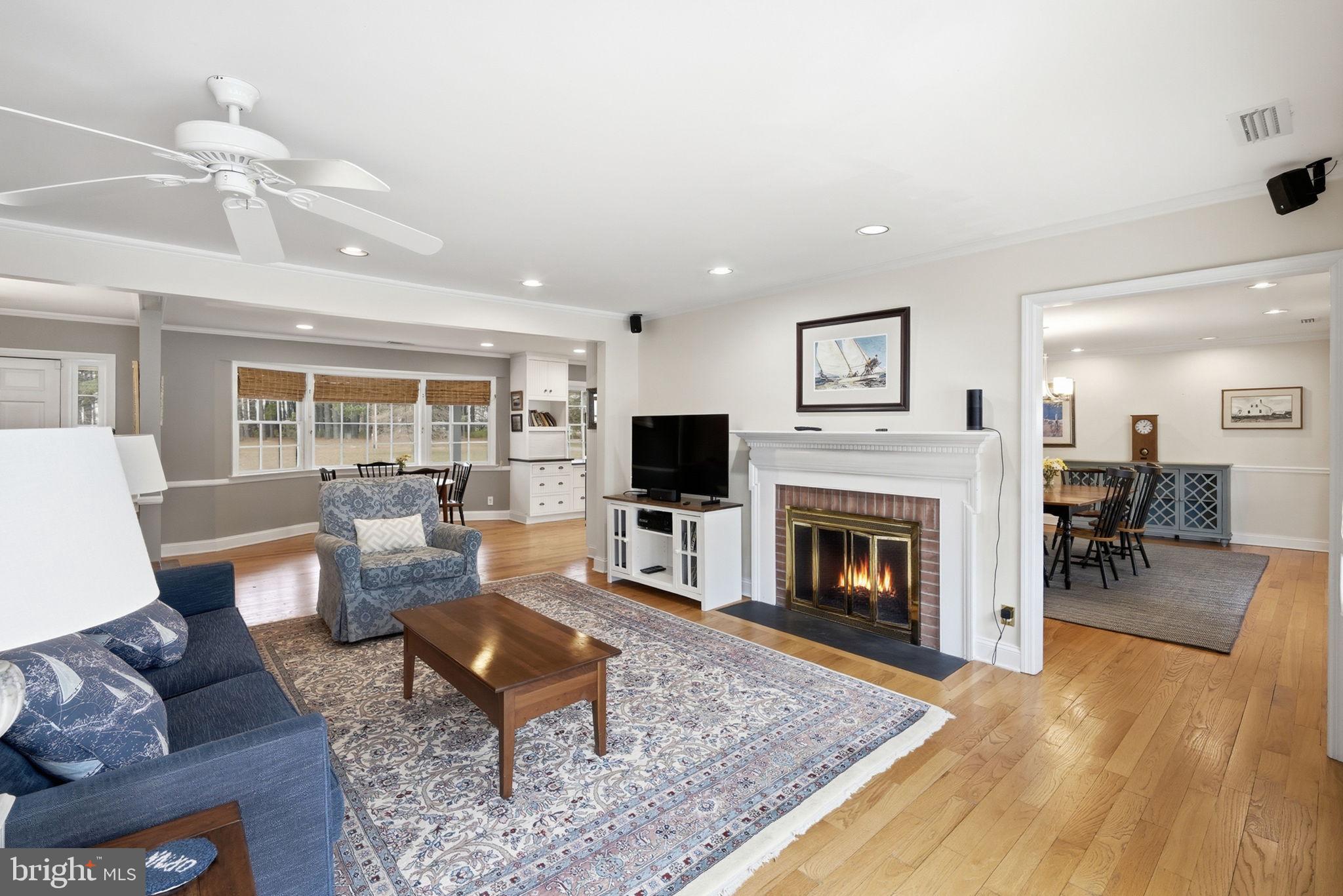 7149 Drum Point Road St. Michaels, MD 21663 - Photo 19 of 72 LIVING ROOM OPENING TO DINING ROOM