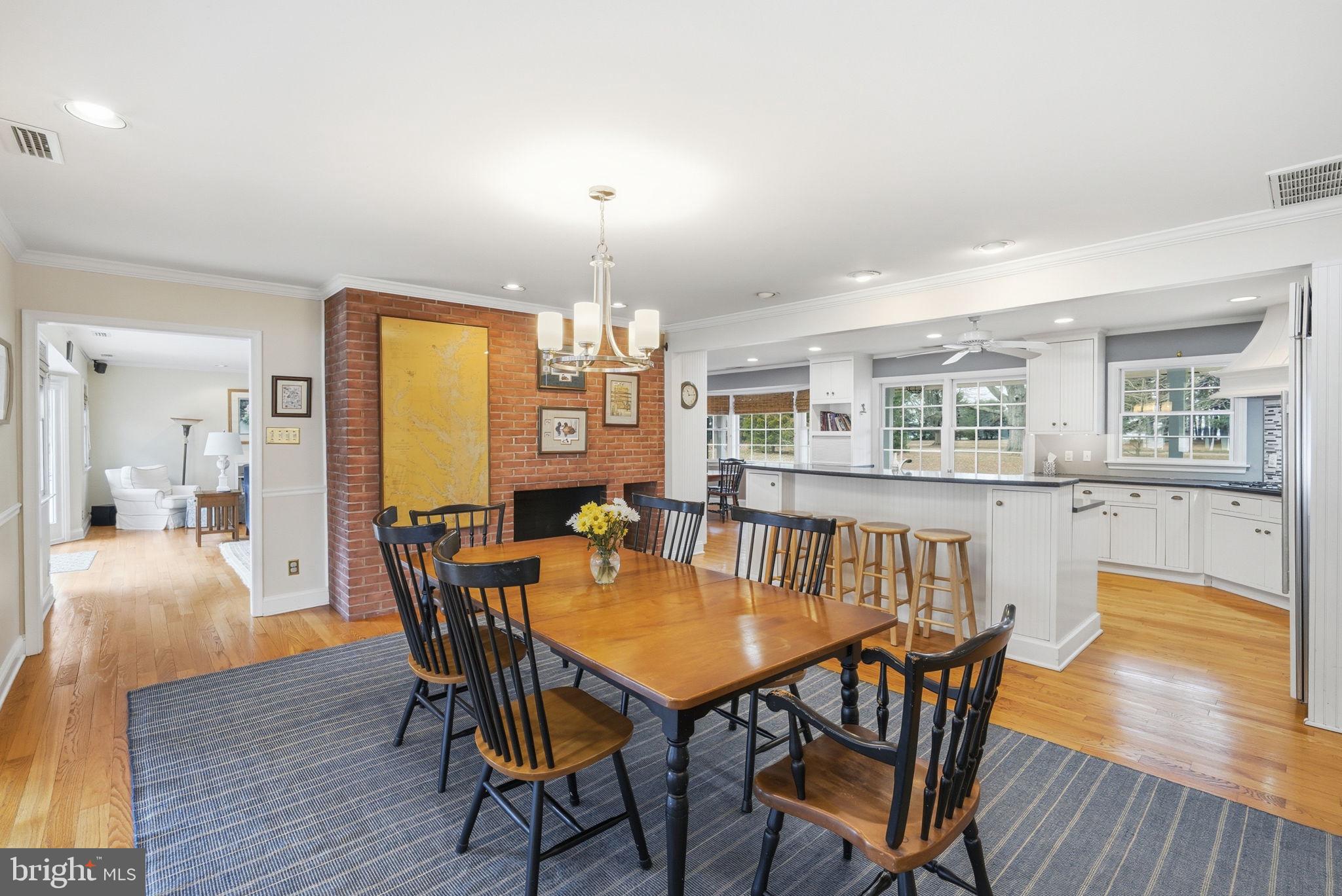 7149 Drum Point Road St. Michaels, MD 21663 - Photo 21 of 72 DINING VIEW TOWARDS THE KITCHEN