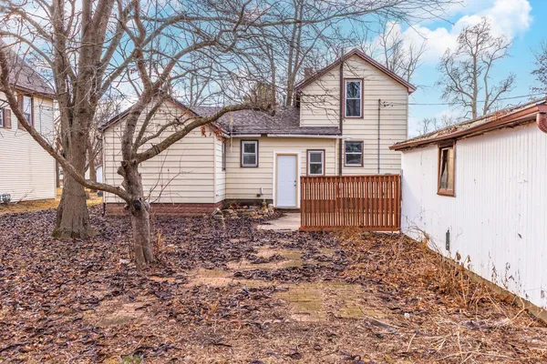 a backyard of a house