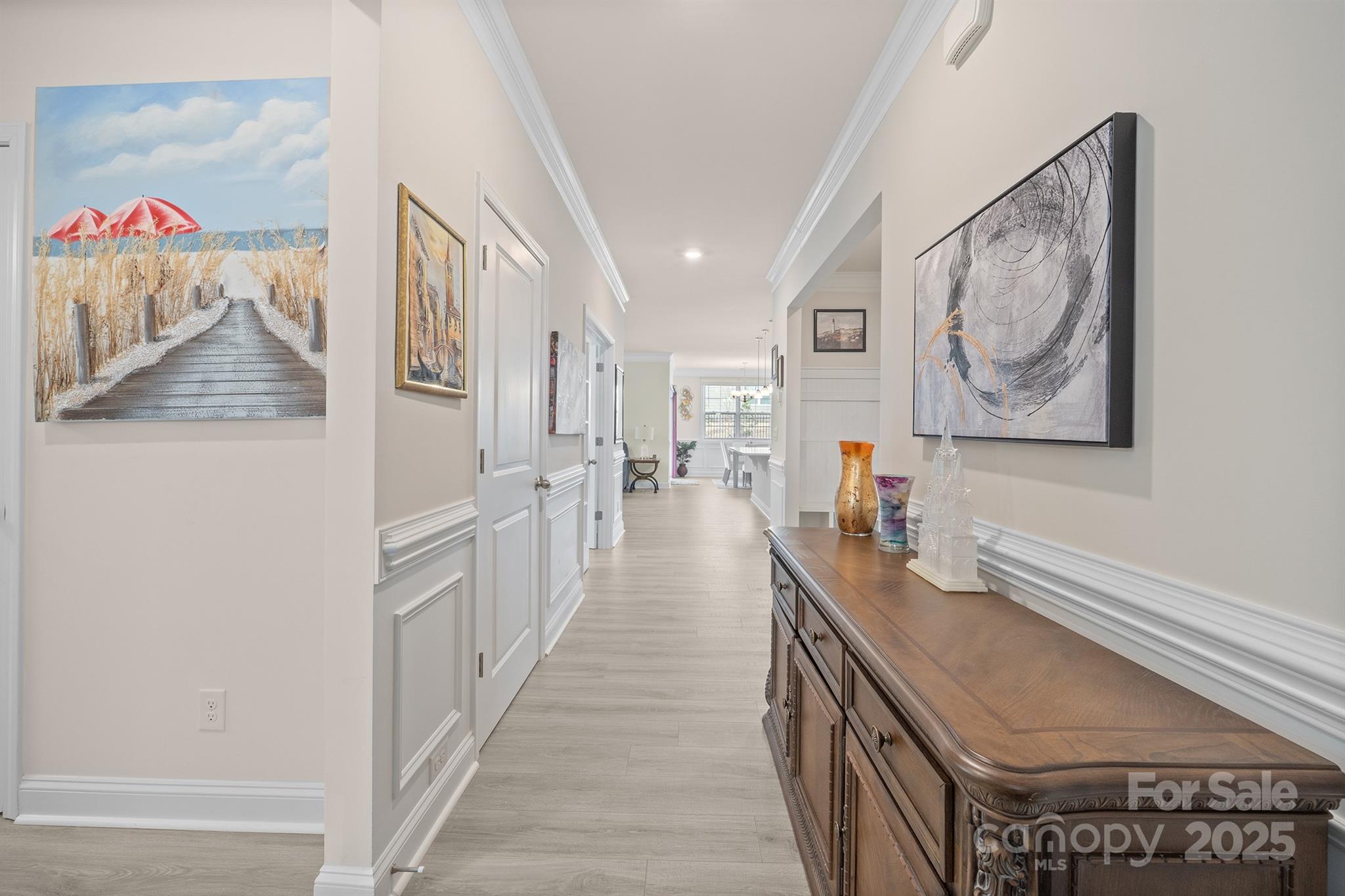 106 South Shayna Road Troutman, NC 28166 - Photo 41 of 41 a hallway with a large mirror on a wall