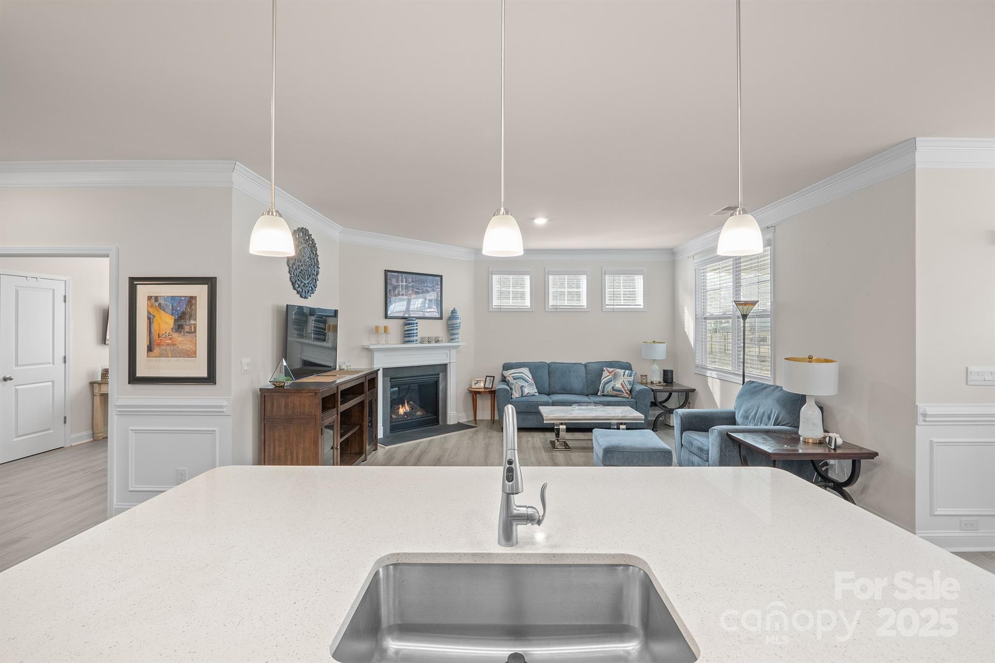 106 South Shayna Road Troutman, NC 28166 - Photo 9 of 41 a living room with furniture a dining table and chairs