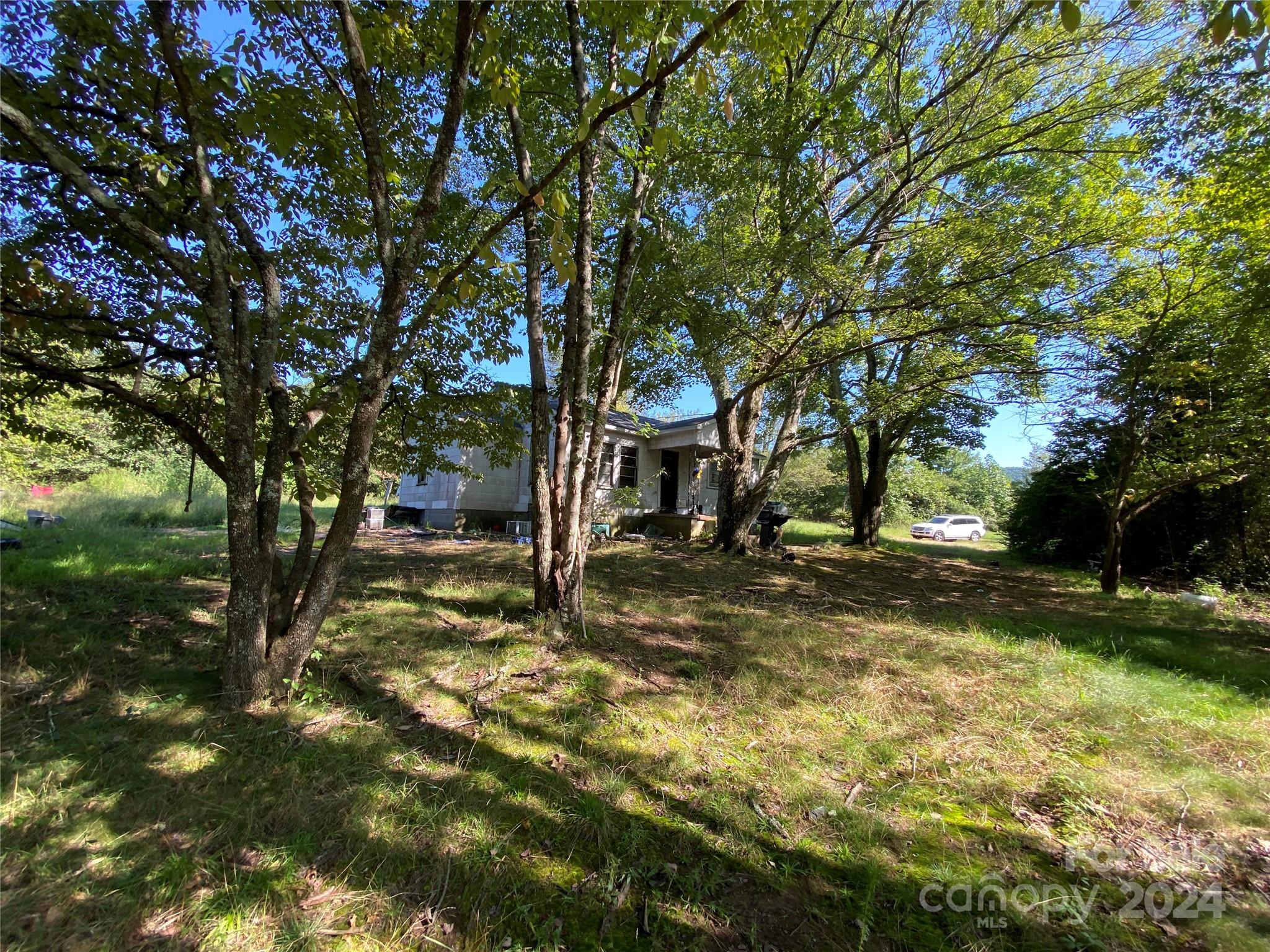 3140 Rutherford College Road Valdese, NC 28690 - Photo 35 of 40 a view of a yard with a tree