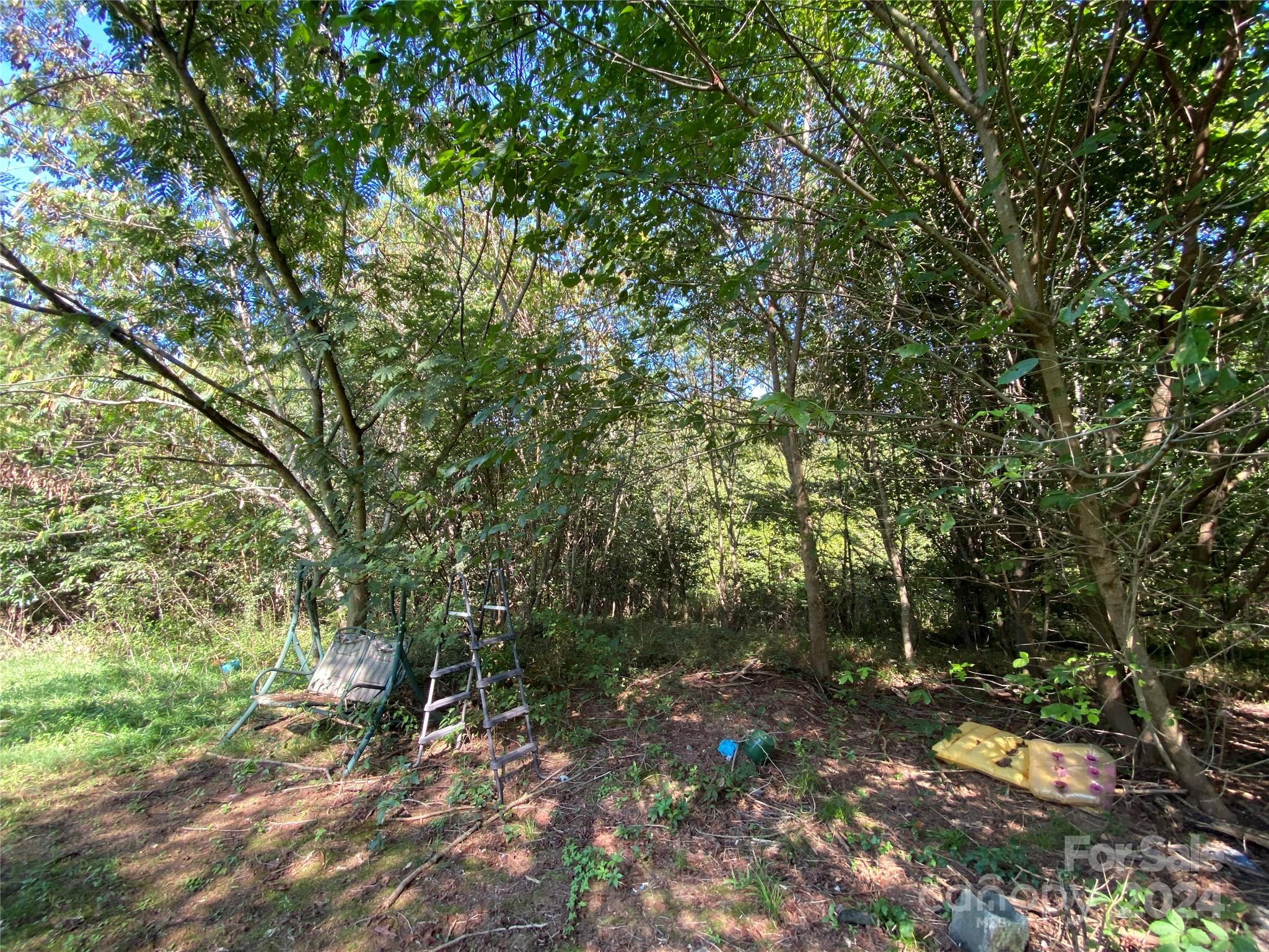 3140 Rutherford College Road Valdese, NC 28690 - Photo 40 of 40 a backyard of a house with lots of trees