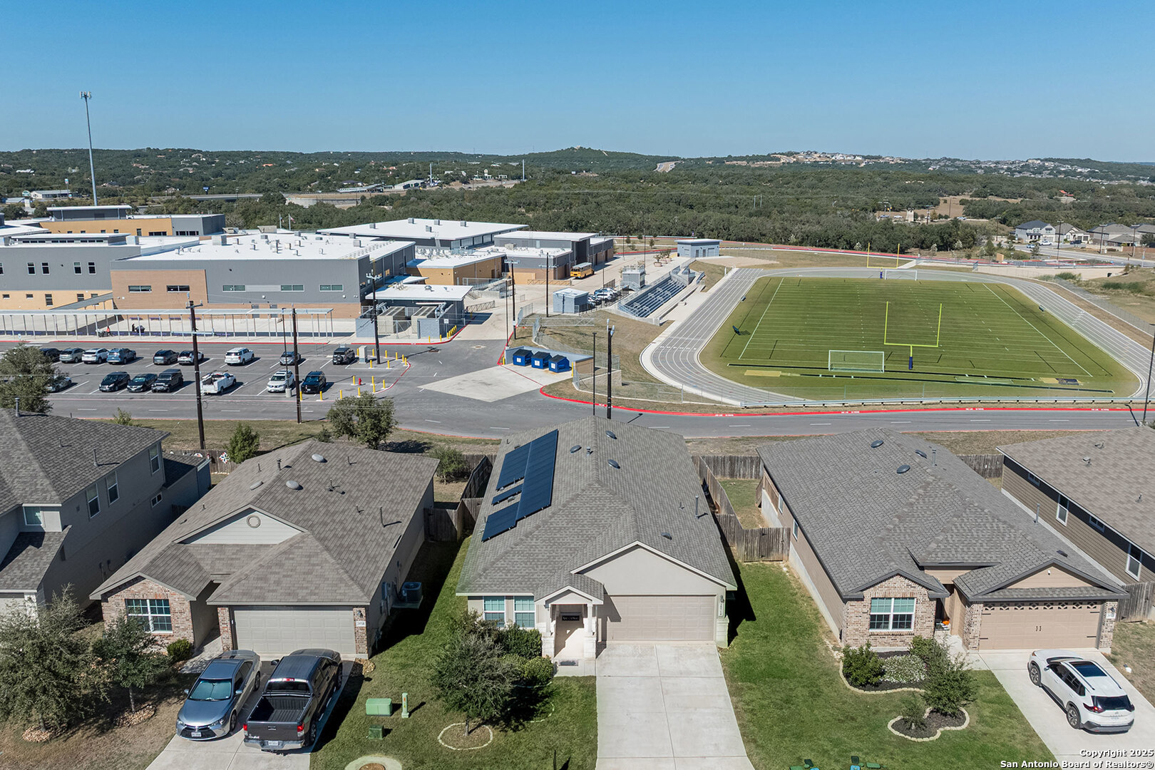 29714 Spring Copper Bulverde, TX 78163 - Photo 23 of 26 an aerial view of residential houses with outdoor space