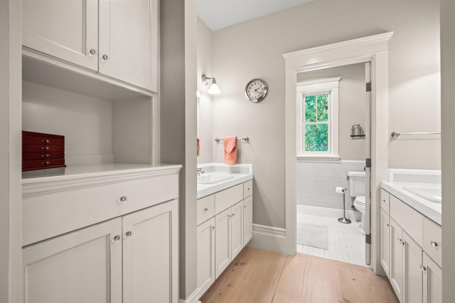 7407 Allen Lane Penryn, CA 95663 - Photo 52 of 83 a bathroom with a sink a large mirror and a shower