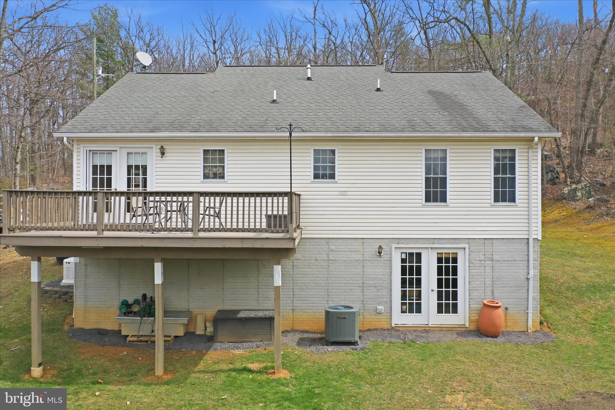 1158 Drummer Hill Road Front Royal, VA 22630 - Photo 35 of 36 a aerial view of a house with a yard