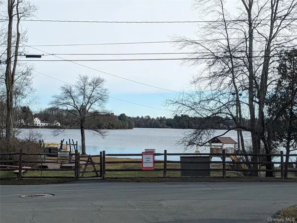 a view of lake with boats
