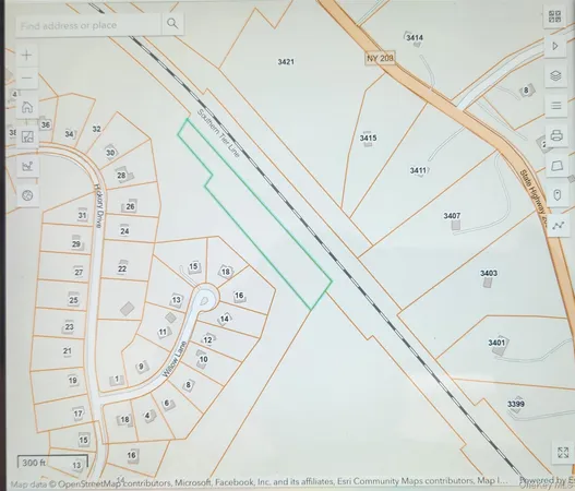 a view of a small space