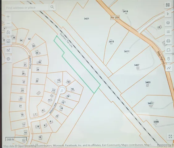 a view of a small space