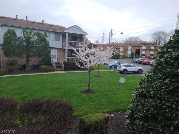 a house view with a garden