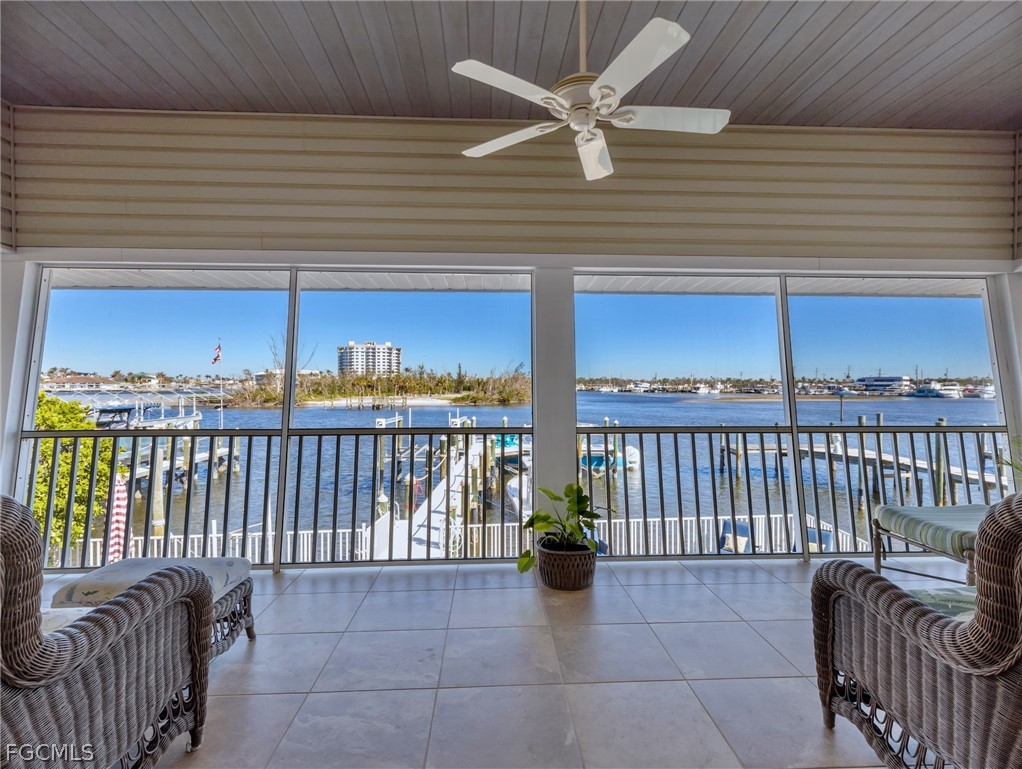 921 Prescott Street Fort Myers Beach, FL 33931 - Photo 12 of 50 a view of a balcony with furniture