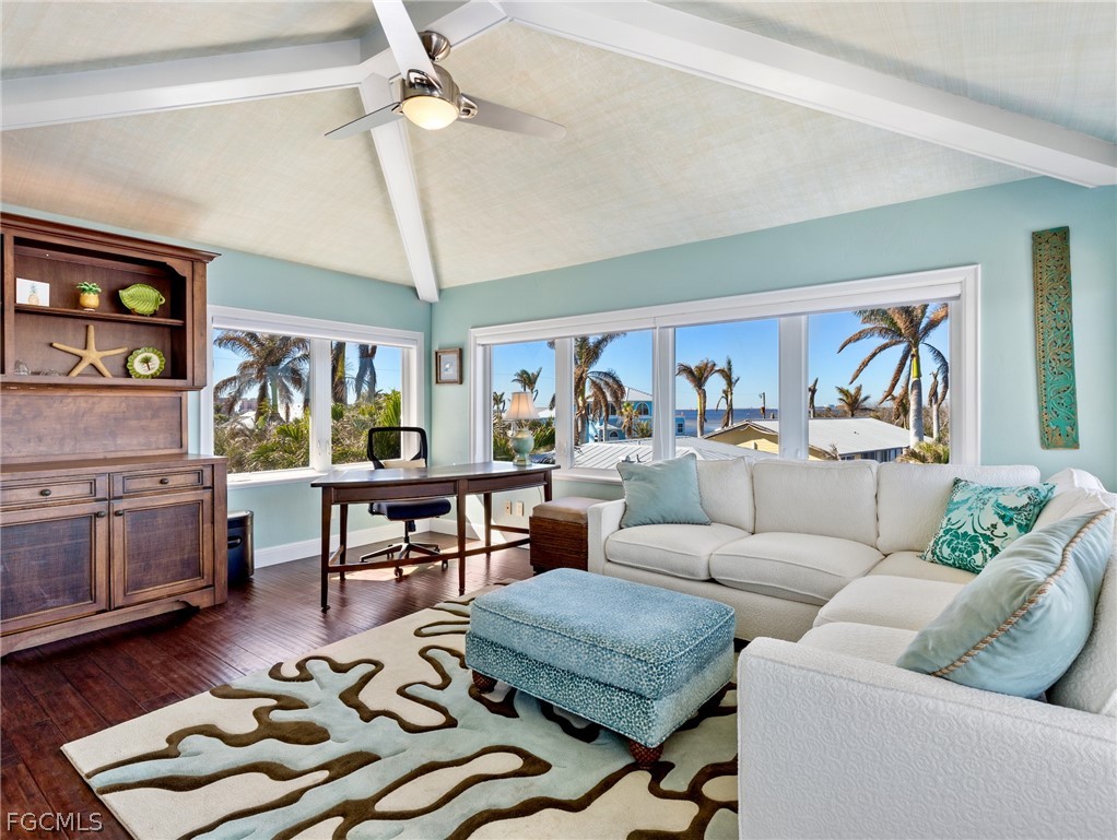 921 Prescott Street Fort Myers Beach, FL 33931 - Photo 28 of 50 a living room with furniture and wooden floor