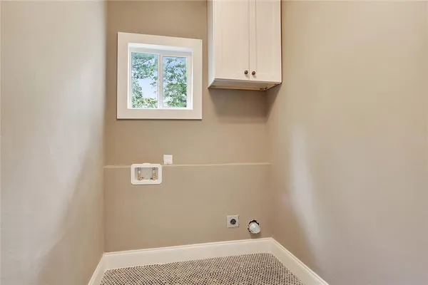 a view of bathroom with window