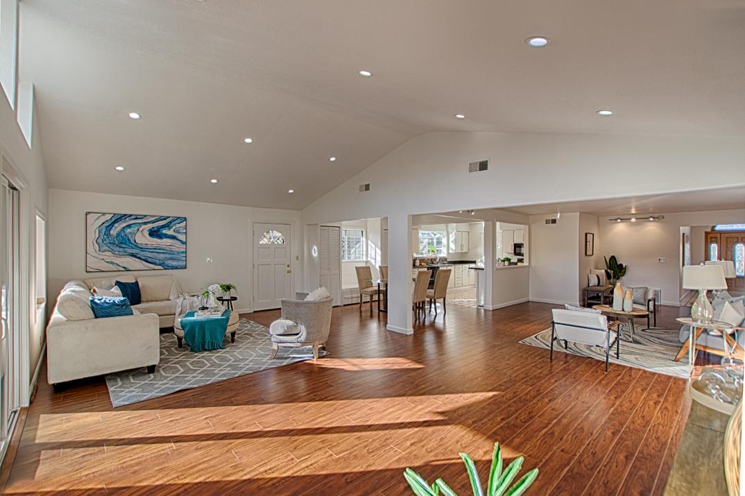 1663 Spring Street Mountain View, CA 94043 - Photo 8 of 31 a living room with furniture and wooden floor