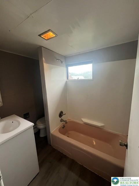 80 West Center Street Nesquehoning, PA 18240 - Photo 4 of 5 A well-lit full bathroom features a bathtub and a vanity.