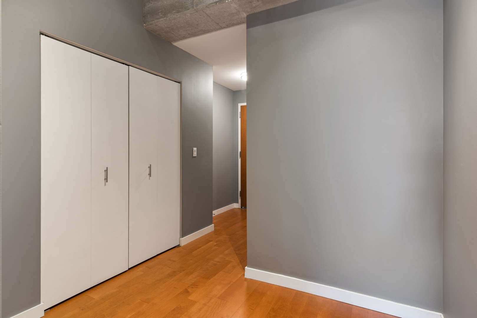 235 West Van Buren Street, Unit 2905 Chicago, IL 60607 - Photo 13 of 18 a view of a hallway with wooden floor