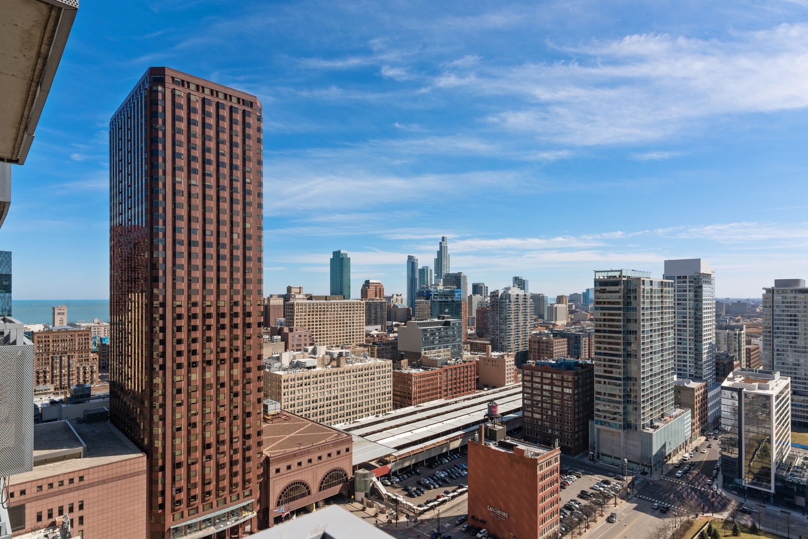 235 West Van Buren Street, Unit 2905 Chicago, IL 60607 - Photo 15 of 18 a view of a city with tall buildings