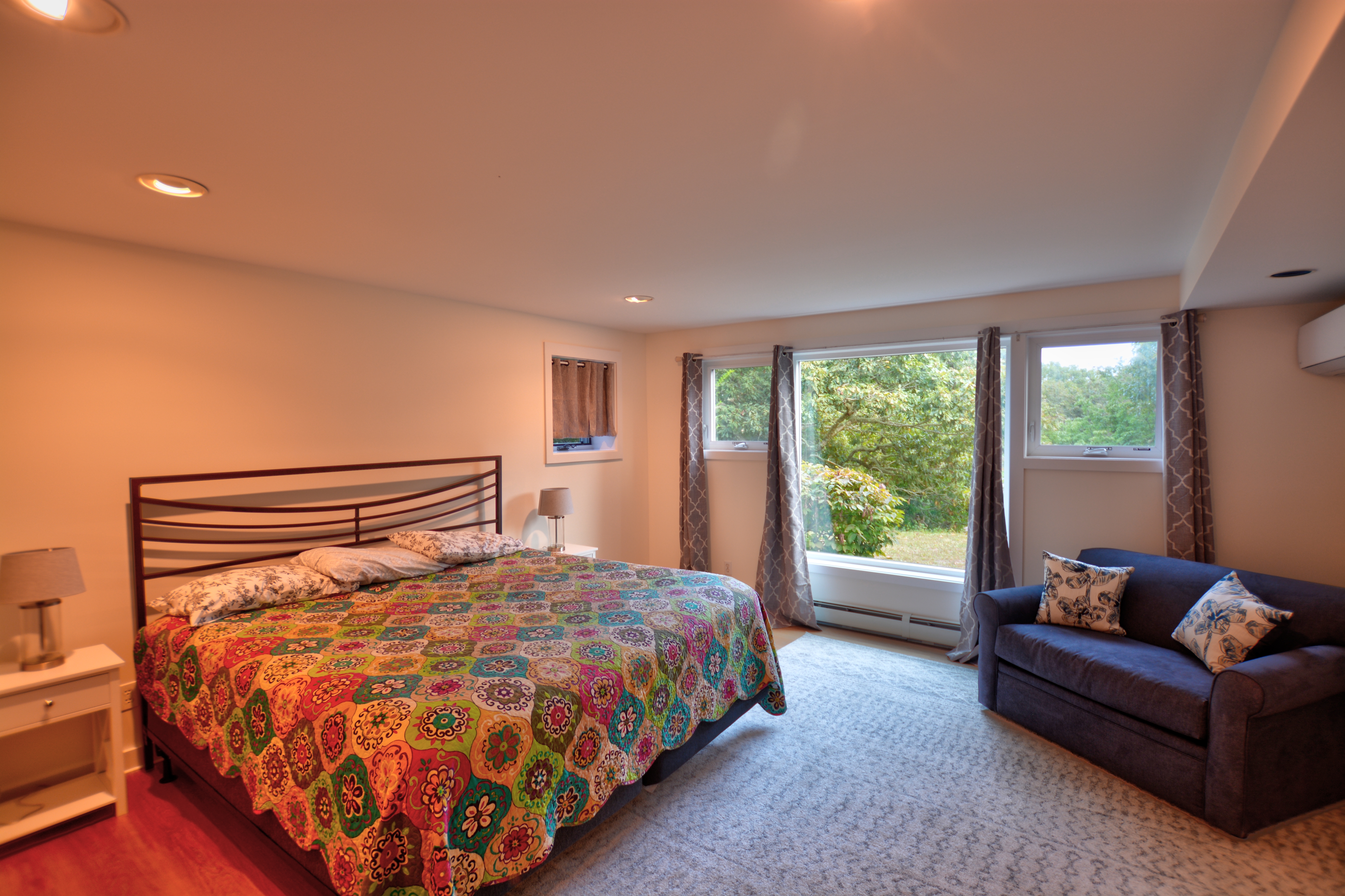 13 Kapigan Road Chilmark, MA 02535 - Photo 24 of 25 a bedroom with a bed and a couch